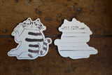 Classiky Toranekobonbon Cat Notecards