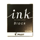 Pilot Fountain Pen Ink Cartridges - Pack of 12