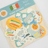Furukawashiko Viva Italia Flake Stickers - Pasta Dog