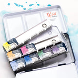 ROSA Watercolours - Classic Colours - Tin of 12 Assorted Whole Pans