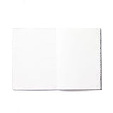 Labobratori Spray Splash Pale Blue Soft Cover A6 Plain Notebook