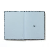 Labobratori Spray Splash Pale Blue Hard Cover B6 Plain Notebook