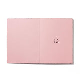 Labobratori Spray Splash Pale Pink Soft Cover B6 Plain Notebook