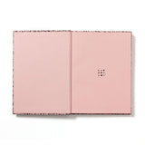 Labobratori Spray Splash Pale Pink Hard Cover B6 Plain Notebook