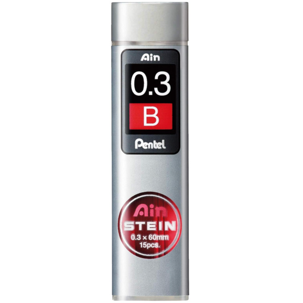 Pentel Mechanical Pencil Lead Ain Stein 0.3mm B Leads