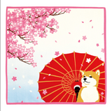 HAMAMONYO Furoshiki Wrapping Cloth - Sakura Shiba
