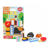 Iwako Puzzle Erasers - School Supply Set 2