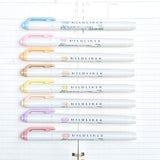 Zebra Mildliner Twintip Highlighter Pastel Colours