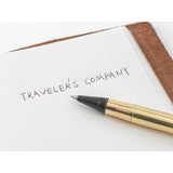 Traveler's Company Brass Rollerball Pen