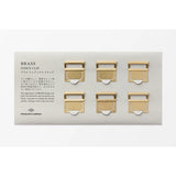Traveler's Company Brass Index Clips Set of 6