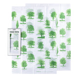 Archivist Trees Illustrated Tissue Paper