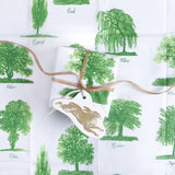 Archivist Trees Illustrated Tissue Paper