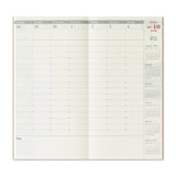 TRAVELER'S Notebook Diary Regular 2026 Second Half Weekly Vertical