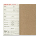 TRAVELER'S Notebook Diary Regular 2026 Second Half Weekly Vertical