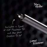 Tom's Studio The Lumos Mini Refillable Multi-Tip Pen - Titanium