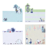 Moomin Daily Life Die-Cut Sticky Memos