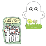 Moomin Hattifatteners Sticker Set