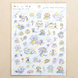 Hyogensha - Cozyca Stickers - Cats and Holiday