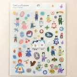 Hyogensha - Cozyca Stickers - Cats & Buttons