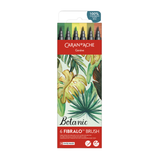 Caran d'Ache Fibralo Brush Pens - Set of 6 - Botanic