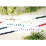 Kuretake Karappo Empty Brush Pen Set of 5 - Fill WIth Your Own Ink