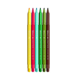 Caran d'Ache Kawaii Fibralo Brush Pens - Set of 6 - Swiss Mountain