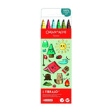 Caran d'Ache Kawaii Fibralo Brush Pens - Set of 6 - Swiss Mountain