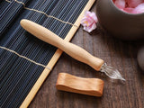 Kuretake Wood Glass Senbonzakura Dip Pen Set