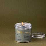 FieldDay Yule Folk Tin Candle