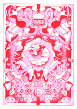 A3 Poster - Agathe Bruguière x Miyazaki - Kiki the Little Witch