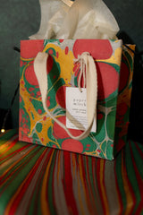 Hand Marbled Glitz Small Gift Bag