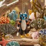 Snorkelling Cat Hanging Decoration