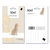 Lovi Chihuahua 6 cm Natural Wood- 3D Wooden Figure