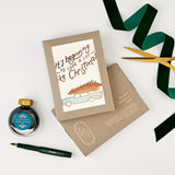 It's Beginning To Look A Lot Like Christmas Pack of 8 Christmas Cards