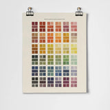 Watercolour Swatches Fine Art Print A3