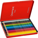 Caran d'Ache Supracolour Water Soluble Colour Pencils Assorted Tin of 18