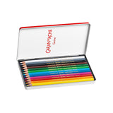 Caran d'Ache Swisscolor Water Soluble Colour Pencils Assorted Tin of 12