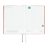 Hobonichi Techo A5 HON 2027 - Yumi Kitagishi: White Cat and Rabbit's Tea Room (January Start)