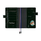 Hobonichi A5 Cover - Candy Stripper: Random Dog & Cat (Black)