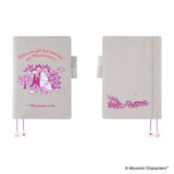 Hobonichi Techo A5 Cousin Cover - Moomin: My Yard (Pink Grey)