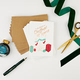Cosy Christmas At Home Pack of 8 Christmas Cards