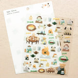 Hyogensha - Cozyca Stickers - Tea Time
