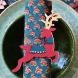 East End Press Wooden Reindeer Decorations