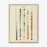 Werner's Nomenclature of Colours A3 Art Print