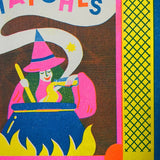 Witch Matchbox A4 Riso Print