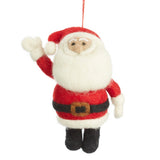 Round Santa Christmas Tree Hanging Decoration