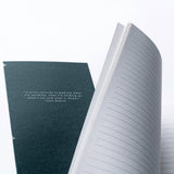 Hunter Paper Co. Teal Stars A5 Lined Notebook