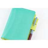 Hobonichi A6 Cover - Colors: Aqua Lime