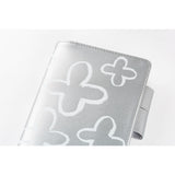 Hobonichi A6 Cover - Makoto Matsubayashi: Silver Flowers