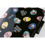Hobonichi A5 Cover - Candy Stripper: Random Dog & Cat (Black)